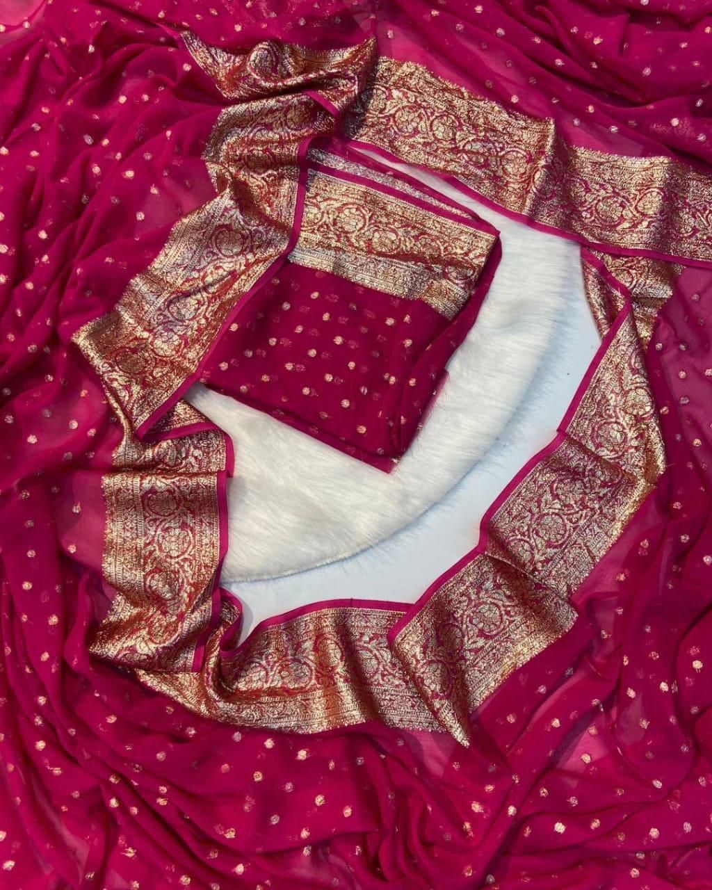 Luxurious Georgette Saree