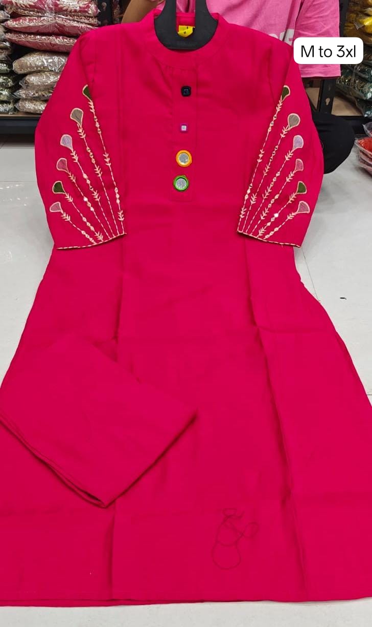 Mirror Work Kurta Set