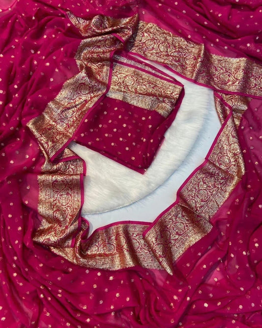 Luxurious Georgette Saree