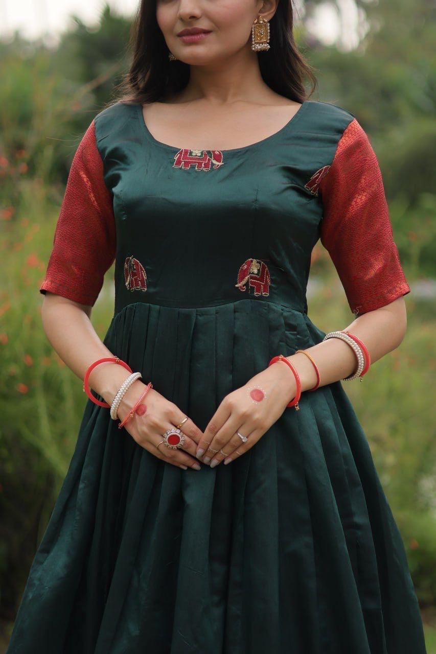 festival wear long gown